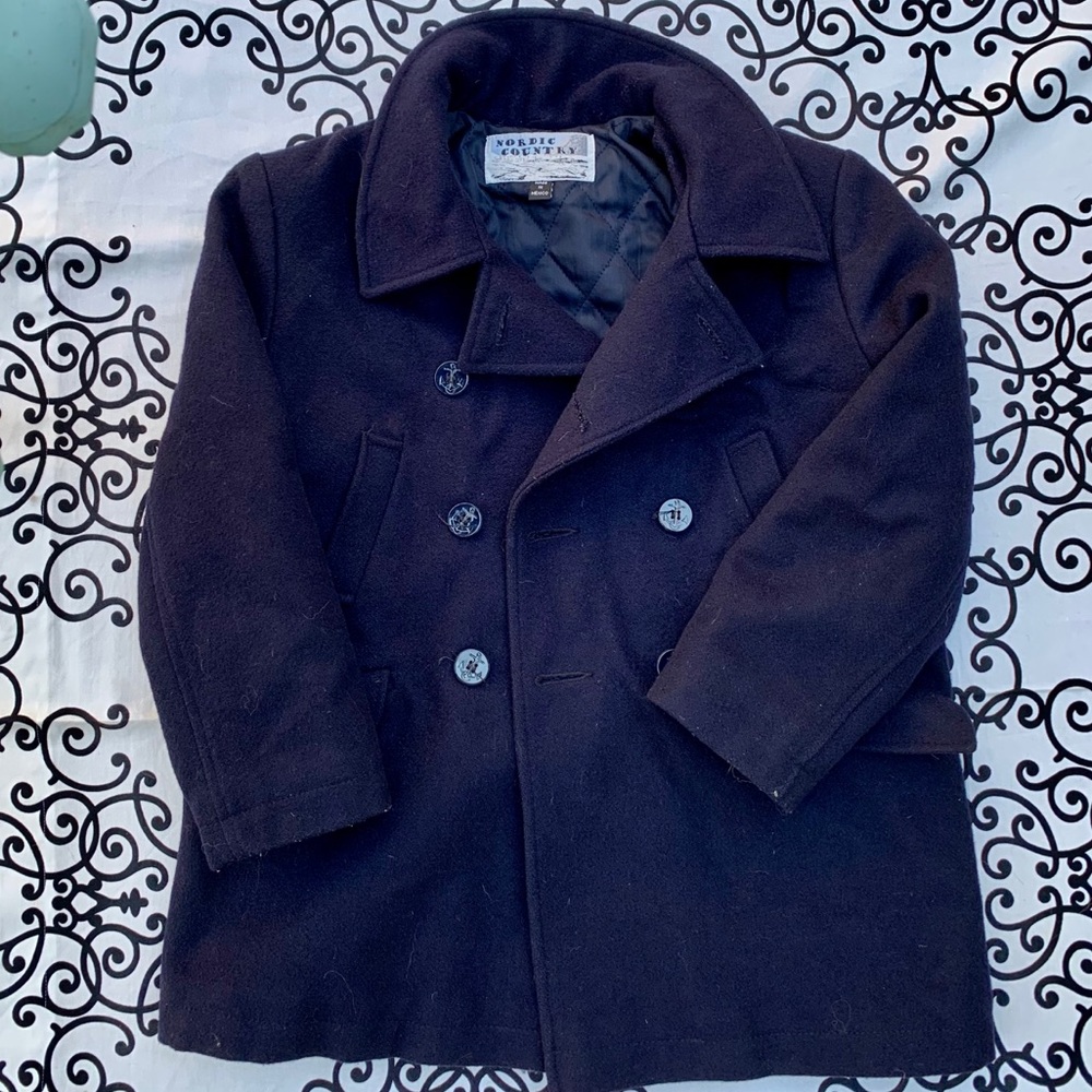 Boys wool dress coat